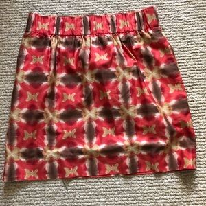 JCrew patterned skirt.